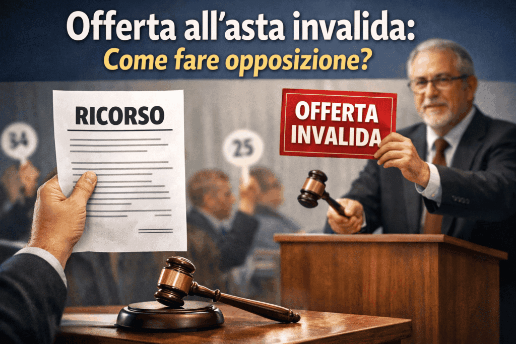 Ricorso contro esclusione dall'asta giudiziaria