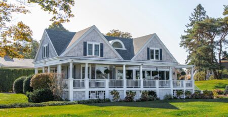 gray wooden house
