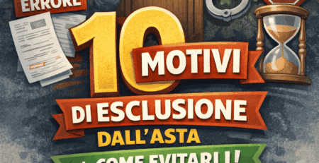 motivi di esclusione dall'asta